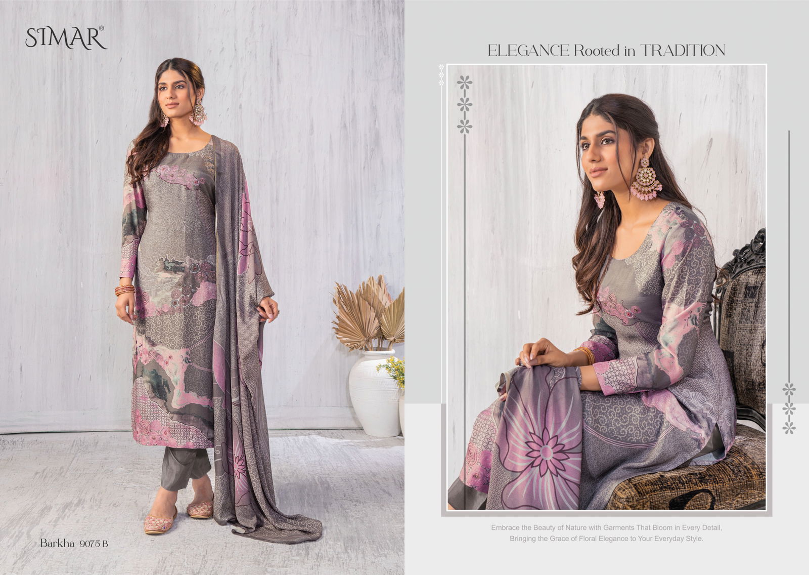 Barkha By Glossy Cotton Digital Printed Dress Material Wholesale Shop In Surat